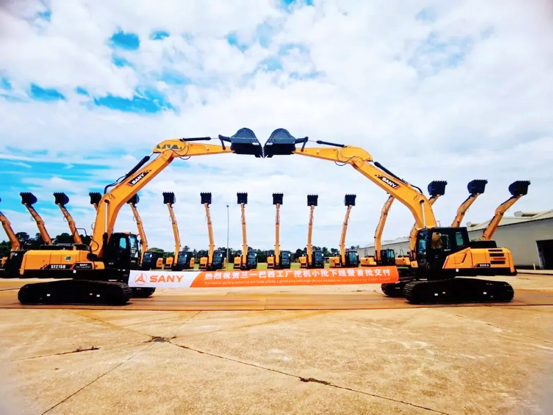 SANY Achieves New Milestone in Brazil with First Excavator Deliveries